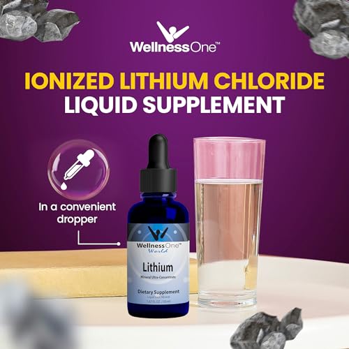 WellnessOne Liquid Lithium Supplements - Ionic Lithium Supplement Liquid WellnessOne Au supplements