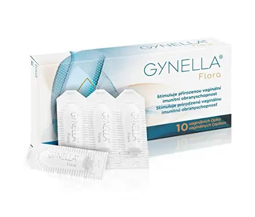 Pharma Brand GYNELLA Flora Vaginal Suppositories 10 Pieces - restores Damaged Vaginal microflora Due to Infection Pharma BrandAU supplements
