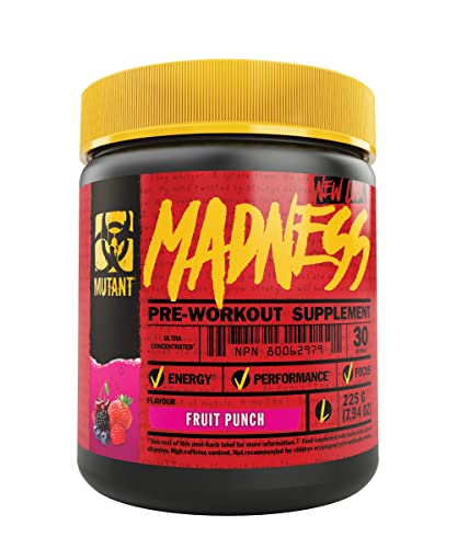 Mutant | Madness and Madness All-in | Double Pre-Workout Bundle | Fruit Punch and Melon Mutant Au supplements