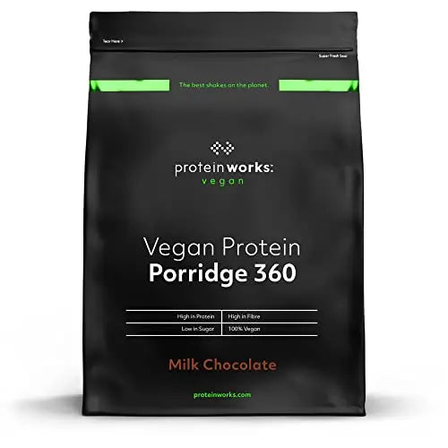 Protein Works - Vegan Protein Porridge 360 | High Protein Breakfast | Plant-Based | Chocolate | 900g THE PROTEIN WORKSAU supplements