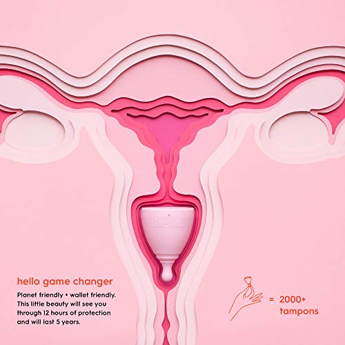 The Hello Cup Extra Small Menstrual Cup, BPA Free, Reusable, Hypoallergenic, Recyclable THE HELLO CUP Au supplements