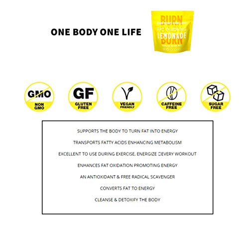 Fat Burning Lemonade Stimulant Free Weight Loss and Energy Drink Mix for Women & Men One Body One Life Au supplements