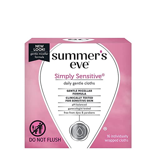 Summer's Eve Cleansing Cloths, Simply Sensitive, 16 Count Summer's Eve Au supplements