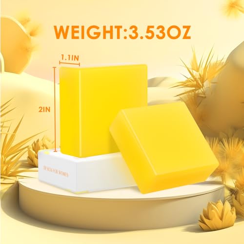 2 PCS Yoni Soap Bars Feminine Wash, 100% Natural Organic Yoni Bar Soap for Women Ph Balance Yoni BASSI Au supplements
