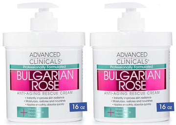 Advanced Clinicals Bulgarian Rose Anti Aging Vitamin E Moisturizer Body Lotion & Face Advanced Clinicals Au supplements