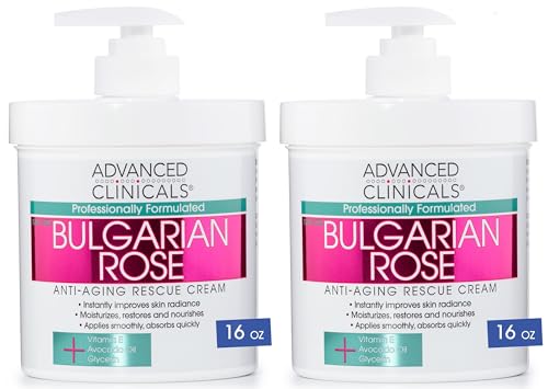 Advanced Clinicals Bulgarian Rose Anti Aging Vitamin E Moisturizer Body Lotion & Face Advanced Clinicals Au supplements