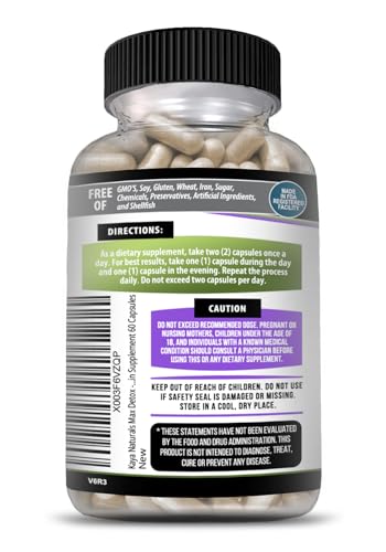 Kaya Naturals - Max Detox - 100% Natural, Healthy, Safe & New, Pure Herbal Ingredients Kaya Naturals Au supplements