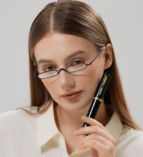 Viseng 2 Pairs Slim Pocket-Sized Metal Reading Glasses: Your Stylish Travel Companion VisengUS supplements