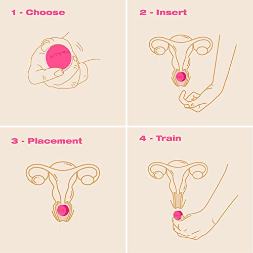 INTIMINA Laselle Weighted Exerciser Set - Women’s 3 Pelvic Floor Weights (28g, 38g, 48g) INTIMINA Au supplements