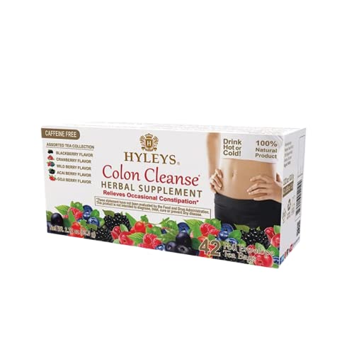 Hyleys Colon Cleanse Tea Assorted Flavors - 42 Tea Bags (12 Pack - 504 Tea Bags Total) HYLEYS Au supplements