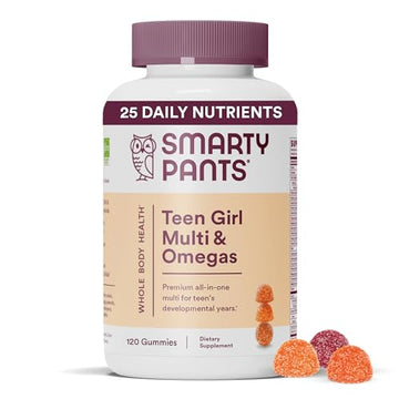 SmartyPants Teen Girl Multivitamin Gummies: Omega 3 Fish Oil (EPA/DHA), Vitamin D3 SmartyPants Au supplements