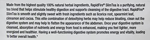 Rapid Fire Slim Tea 14 Day Herbal Teatox, Blend of Natural Herbs and Botanicals, Supports Healthy SNS Au supplements
