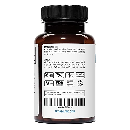 Lithium Orotate 20mg (1 Bottle), 60 Vegetarian Capsules, Lithium Supple Weyland Brain Nutrition Au supplements