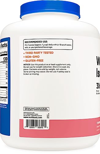 Nutricost Whey Protein Isolate (Strawberry Milkshake) 5LBS Nutricost Au supplements