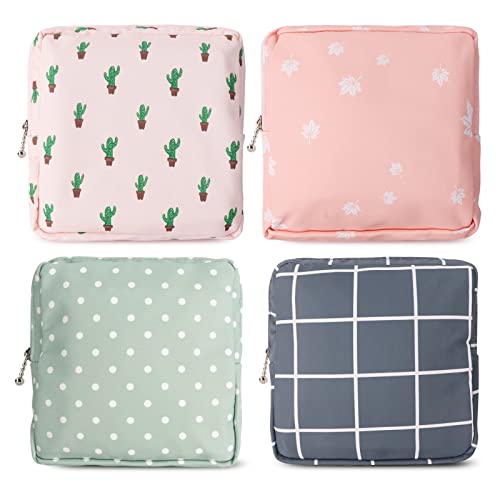 Sanitary Napkin Storage Bag,Portable Sanitary Napkin Storage Pouch Pack of 4 Reusable Menstrual Cup Tuciyke Au supplements