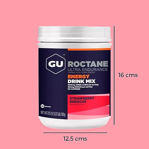 Gu Energy Roctane Ultra Endurance Energy Drink Mix, Strawberry Hibiscus GU Energy Au supplements