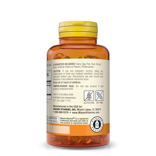 MASON NATURAL Peppermint Oil 50 mg Enteric Coated - Natural Gastrointestinal Comfort MASON NATURAL Au supplements