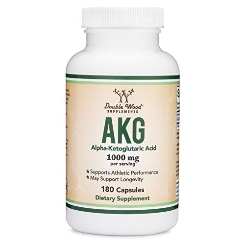 AKG Supplement (Alpha Ketoglutaric Acid) 1,000mg Per Serving (180 Capsules) Different Double Wood Supplements Au supplements