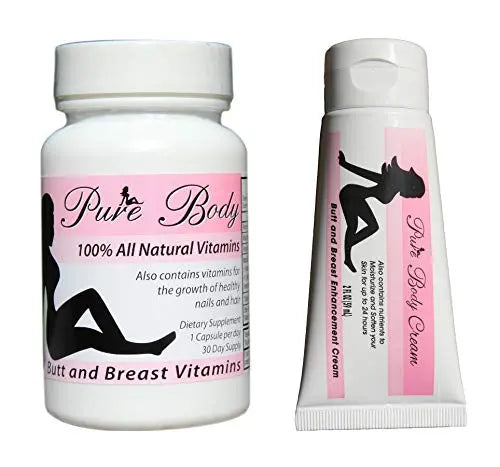 PureBody Vitamins and PureBody Cream Combo "Bundle of Joy" - The Best Butt PURE BIOTECHNOLOGIESAU supplements