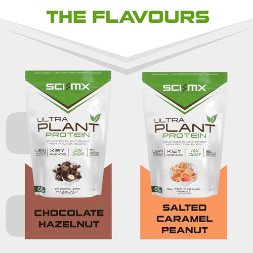 SCI-MX Ultra Plant - Salted Caramel Peanut Flavour Vegan Protein Powder Blend + Vitamin B Complex SCI-MX Au supplements