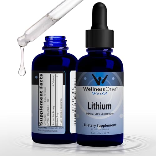 WellnessOne Liquid Lithium Supplements - Ionic Lithium Supplement Liquid WellnessOne Au supplements