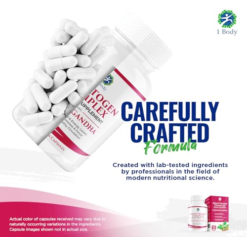 1 Body Adaptogen Complex Supplement with Ashwagandha 1 Body Au supplements