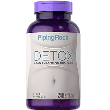 Piping Rock Detox Cleanse Capsules | 240 Pills | Herbal Complex | Lean Formula Piping Rock Au supplements