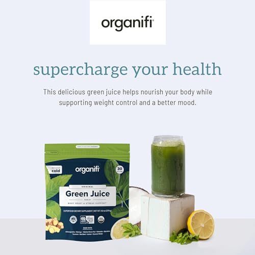 Organifi Green Juice - Organic Superfood Powder - 180-Day Supply - Organic Vegan Green Organifi Au supplements