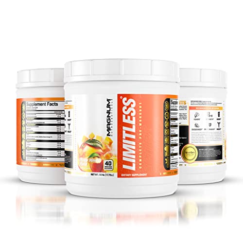 LIMITLESS Magnum 504g - Muscle Workout Powder, Sport Pre Workout for Men and Women LIMITLESS Au supplements