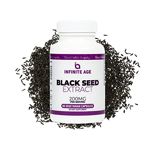 INFINITE AGE Dry Organic Black Seed Oil Extract Capsules - Nigella Sativa Seed Extract INFINITE AGE Au supplements
