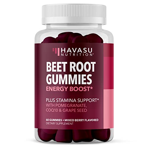 Beet Root Gummies with COQ10 Energy Supplement | Nitric Oxide Supplement for Healthy HAVASU NUTRITION Au supplements