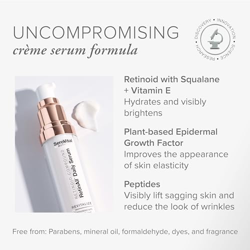 SeroVital Beauty RetinAll Daily Serum – Redefining Retinol – Retinoid Skin Serum Serovital Au supplements
