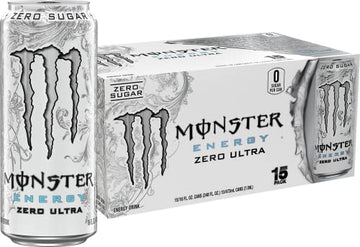 Monster Energy Zero Ultra, Sugar Free Energy Drink, 16 Ounce (Pack of 15) Monster Energy Au supplements