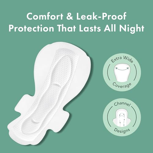 Rael Pads for Women, Organic Cotton Cover - Period Pads with Wings, Feminine Care, Sanitary Napkins Rael Au supplements