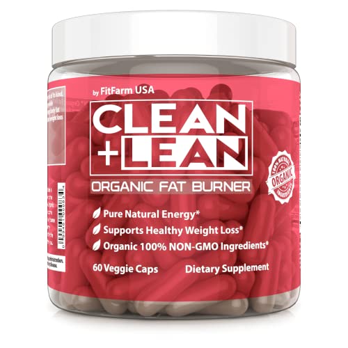 Clean+Lean-Organic Fat Burner by FitFarm USA - Worlds First Organic Fat Burner Supports FIT FARM USA Au supplements