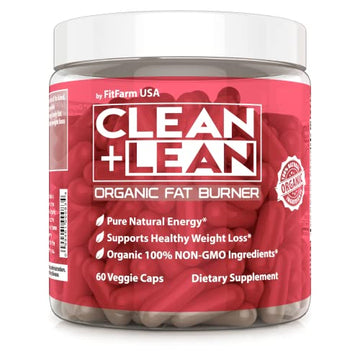 Clean+Lean-Organic Fat Burner by FitFarm USA - Worlds First Organic Fat Burner Supports FIT FARM USA Au supplements
