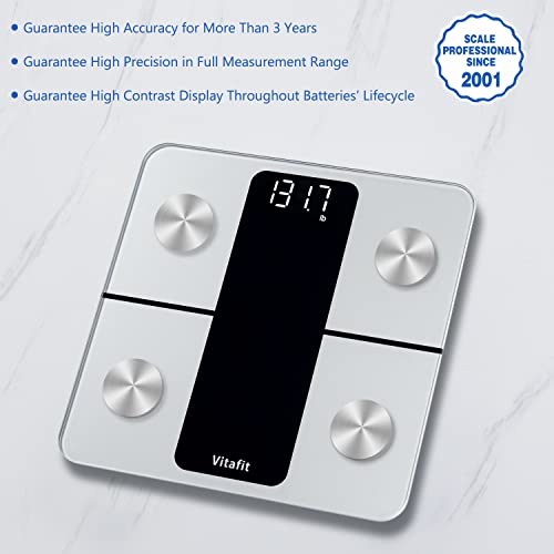 Vitafit Smart Scales for Body Weight and Fat Percentage, Weighing Professional Since 2001 Vitafit Au supplements