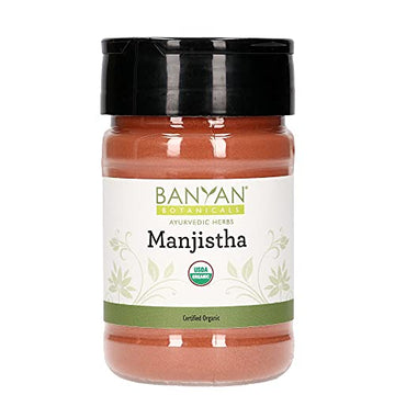 Banyan Botanicals Manjistha Powder, Spice Jar - USDA Organic - Rubia cordifolia - Cleanses Banyan Botanicals Au supplements