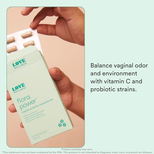 Love Wellness Vaginal Probiotic Suppositories, Flora Power | Fast-Acting Love Wellness Au supplements