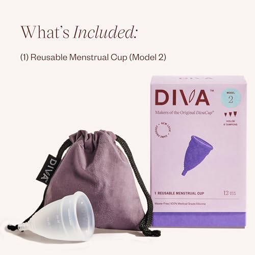 DivaCup - BPA-Free Reusable Menstrual Cup - Leak-Free Feminine Hygiene - Tampon and Pad DivaCup Au supplements