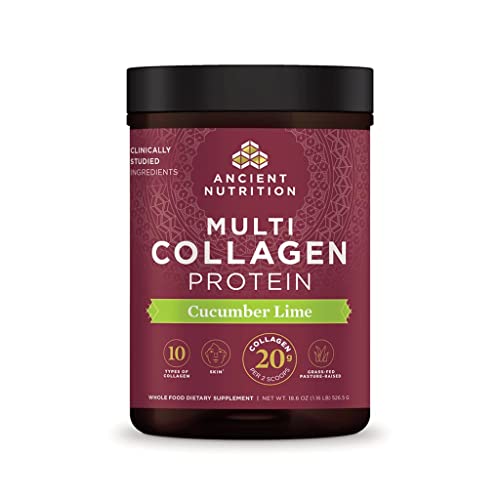 Ancient Nutrition Collagen Powder Protein, Multi Collagen Protein, Cucumber Lime, Hydroly Ancient Nutrition Au supplements