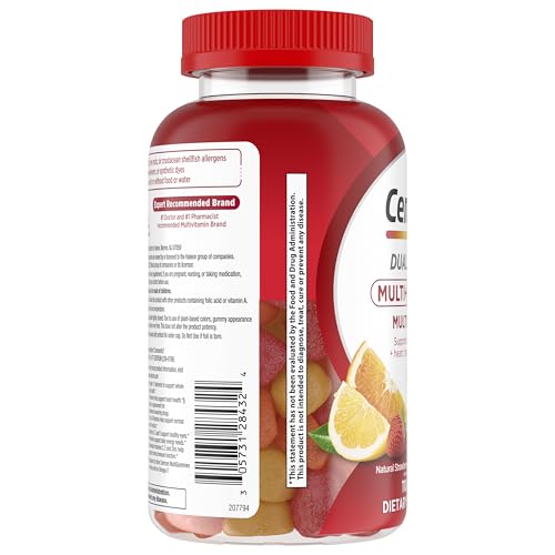 Centrum MultiGummies Multi+ Omega 3 Dual Action, Adult Multivitamin, Multivitamin/Multimineral/Omega 3 Centrum Au supplements