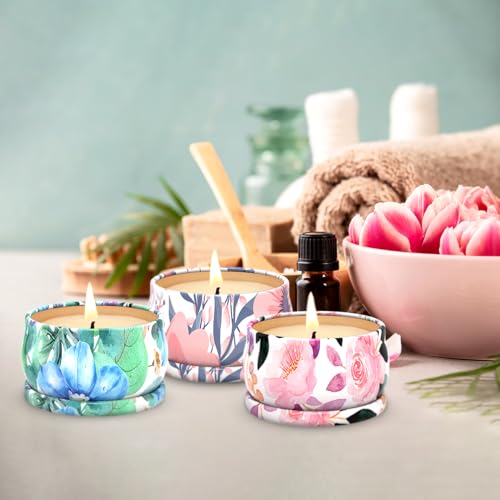 3 Pack Scented Candles Set for Christmas Thanksginving Gift, Relaxing Aromatherapy Candles Gift Henaler Au supplements