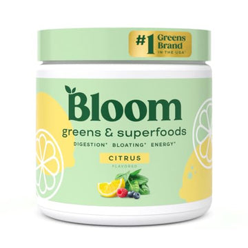 Bloom Nutrition Super Greens Powder Smoothie & Juice Mix (Citrus) Bloom Nutrition Au supplements