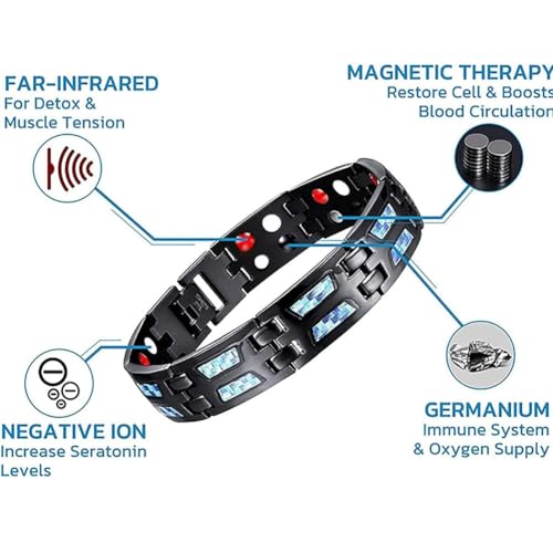 Far Infrared Ionizer Wristband, Far Infrared Negative Ions Wristband, Infrared Magnetic Therapy Msupps.com Au supplements