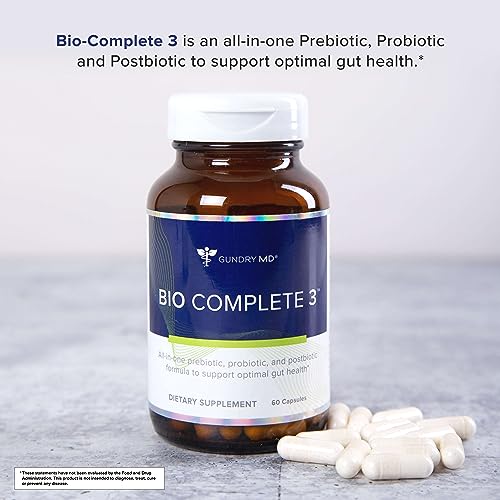 Gundry MD® Bio Complete 3 - Prebiotic, Probiotic, Postbiotic to Support Optimal Gut Health Gundry MD Au supplements