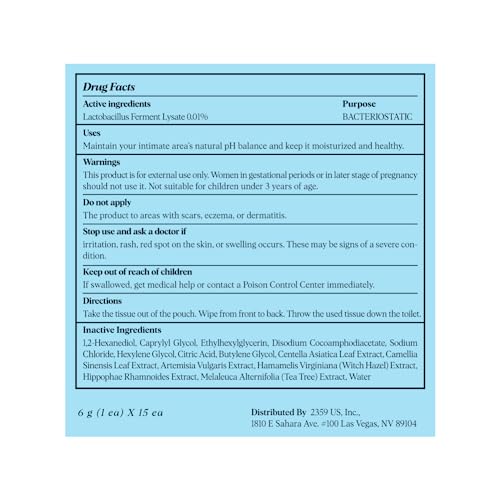 LACTOMEDI Feminine Wipes | Unscented Feminine Wipes | Individually Wrapped | pH-Balanced Feminine LACTOMEDI Au supplements