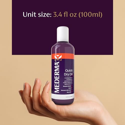 Mederma Quick Dry Oil, Scar and Stretch Mark Treatment, Helps to Improve the Appearance with Natural Botanical Extracts, Paraben Free, Fast-Absorbing, 3.4oz (100ml) Mederma Au supplements