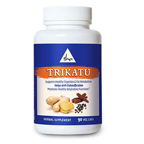 ISHA Organic Trikatu Supplements - Promotes Digestion and Metabolism, Supports Detoxification ISHA Au supplements