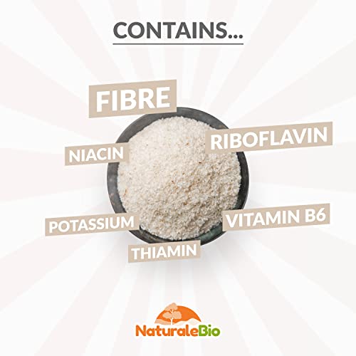 Organic Psyllium Husk - 99% Purity - 200g. Pure & Natural Psyllium Seed Husks NaturaleBio Au supplements